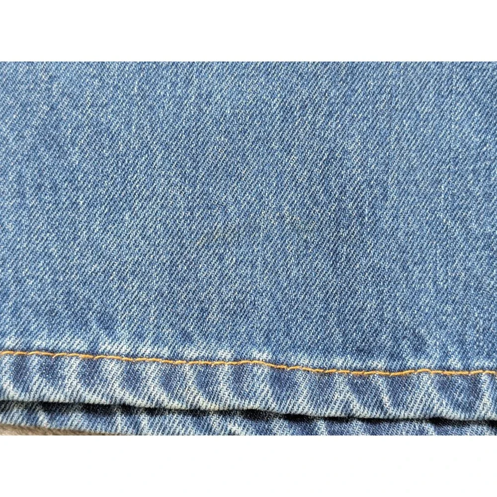 Levi's 550 Jeans Mens 44x30 Blue Denim Relaxed Fit Straight Leg Cotton Casual